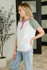 Hazel Blues® |  Everyday Envy Cable Ribbed Knit in Light Olive