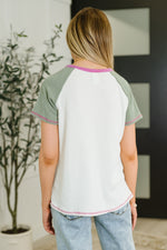Hazel Blues® |  Everyday Envy Cable Ribbed Knit in Light Olive