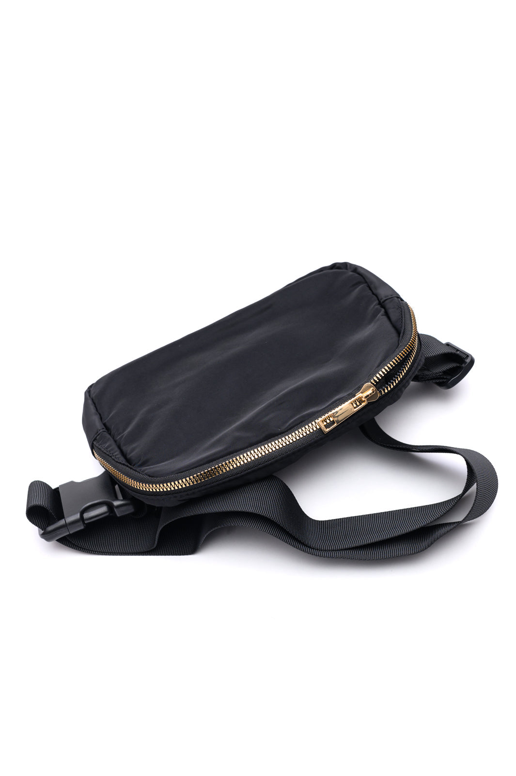 Hazel Blues® |  Everywhere I Go Crossbody Belt Bag in Black