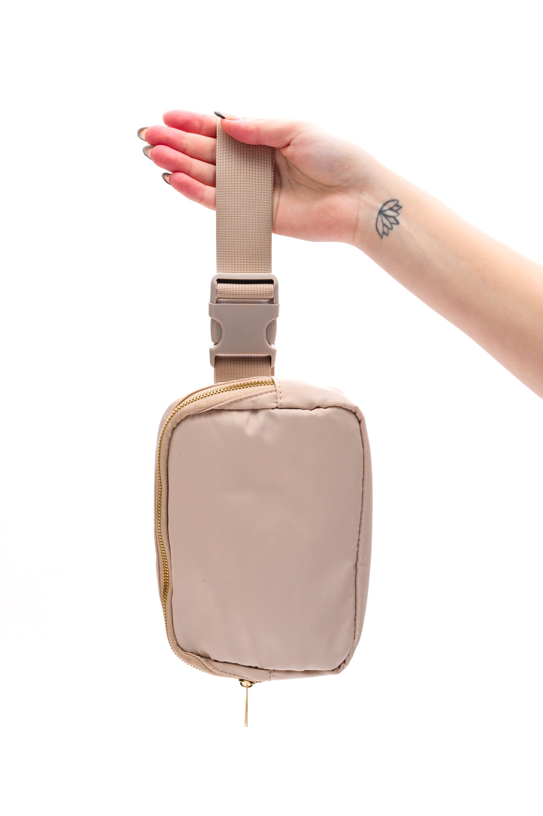 Hazel Blues® |  Everywhere I Go Crossbody Belt Bag in Khaki