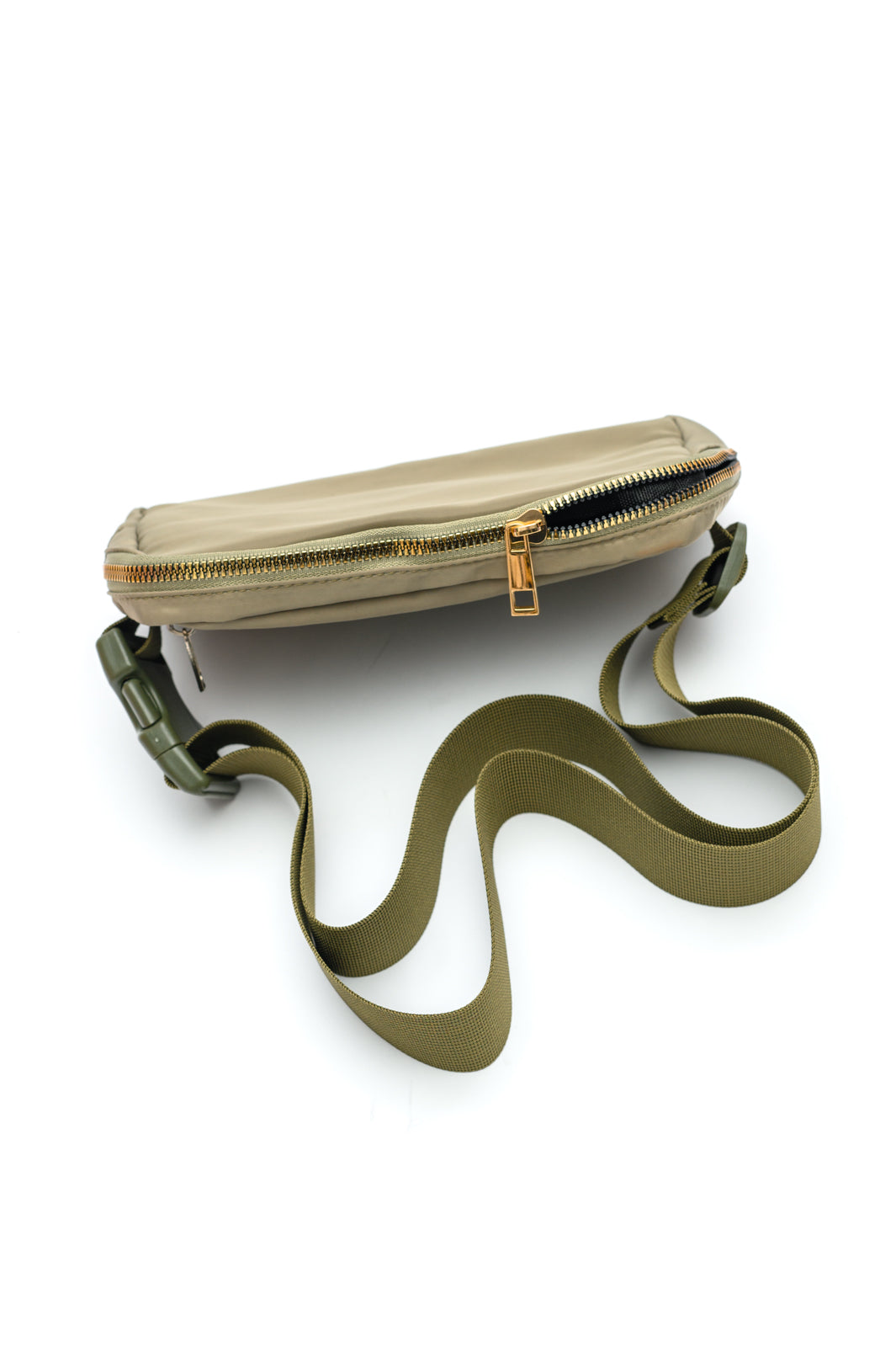 Hazel Blues® |  Everywhere I Go Crossbody Belt Bag in Olive