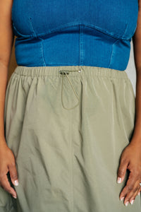 Hazel Blues® |  Explain It Away Cargo Skirt