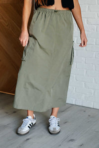 Hazel Blues® |  Explain It Away Cargo Skirt