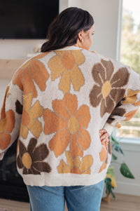 Hazel Blues® |  Exquisitely Mod Floral Cardigan