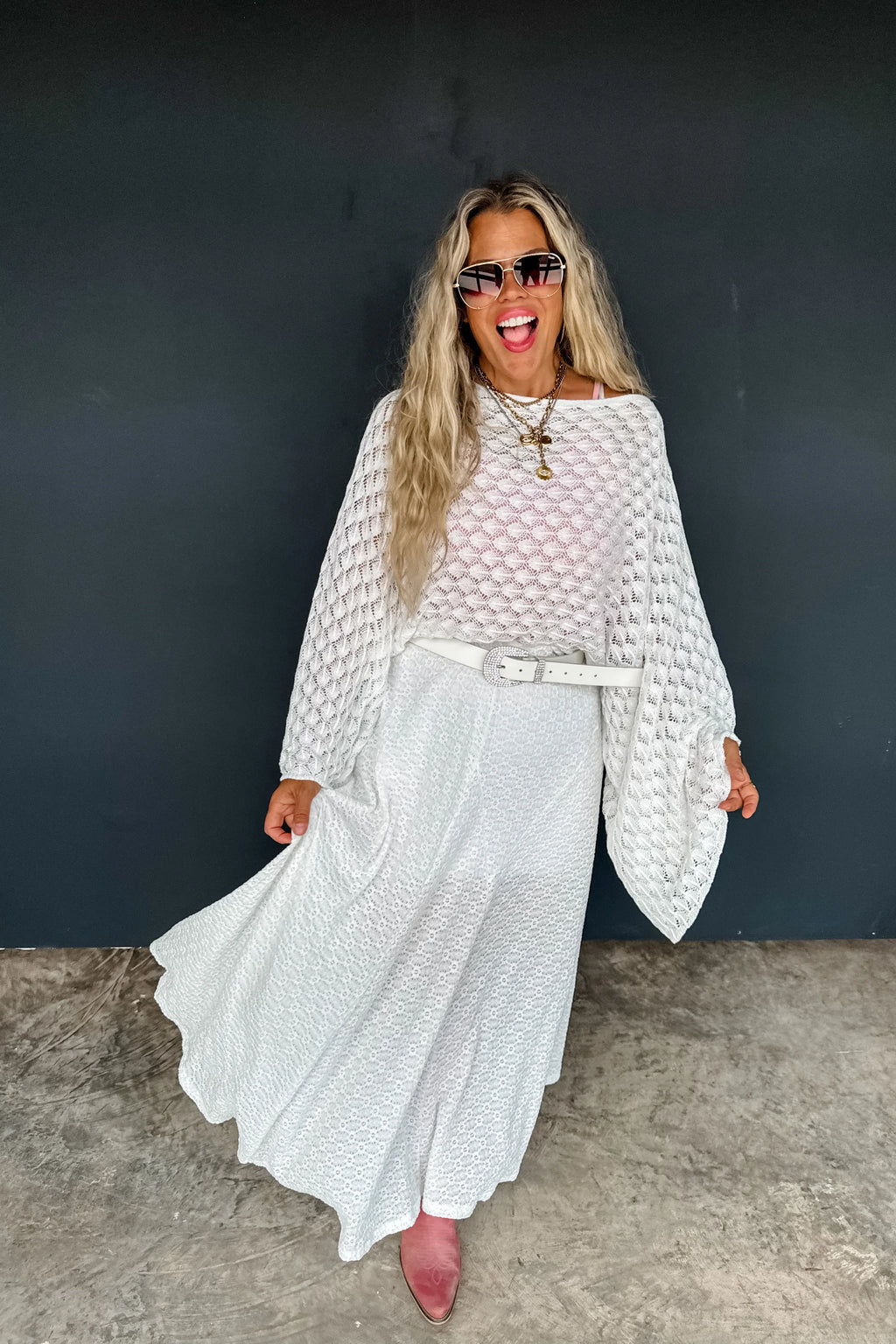 Hazel Blues® |  PREORDER: Let's Dance Lace Skirt