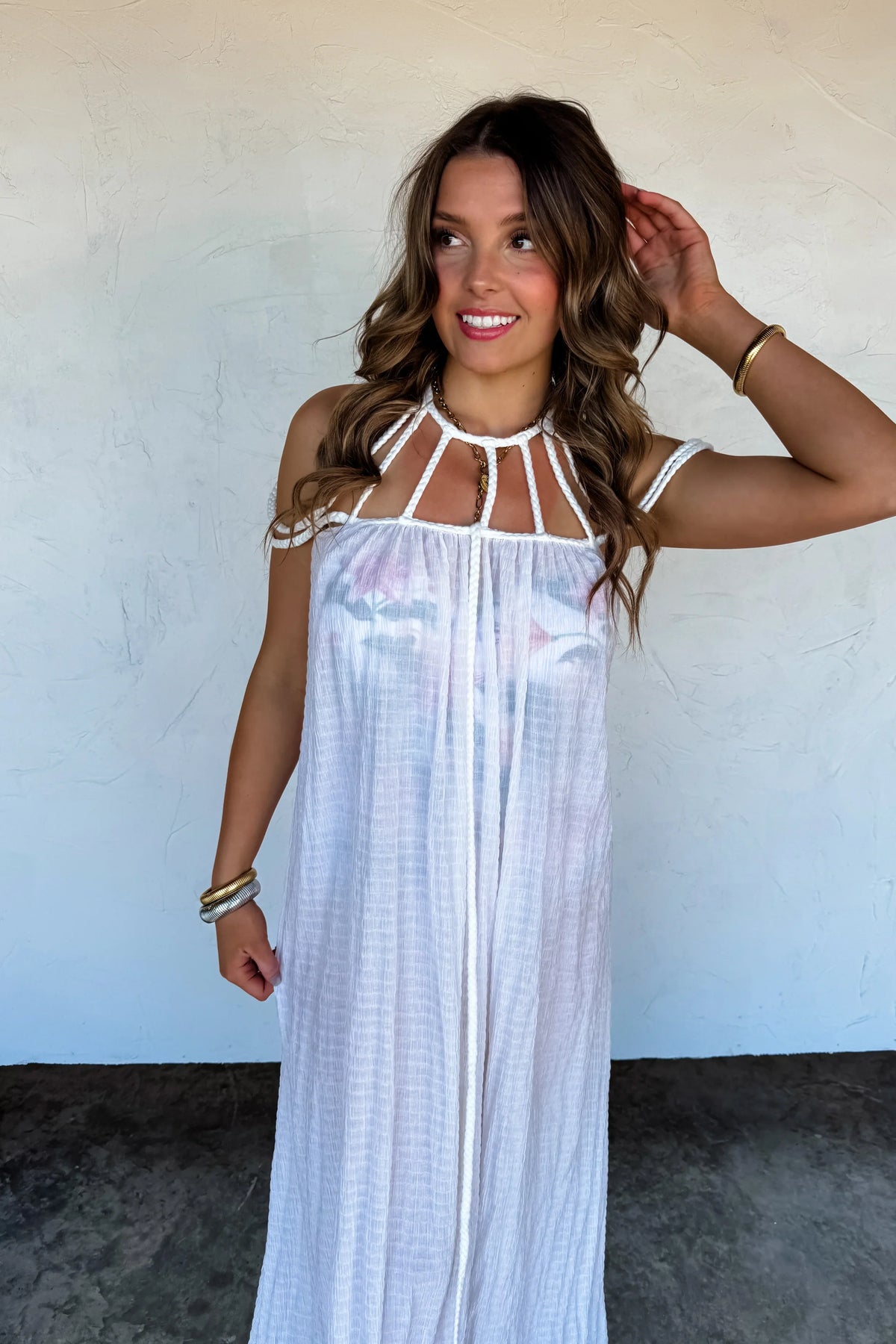 Hazel Blues® |  PREORDER: Ciao Bella Strappy Dress in Two Colors