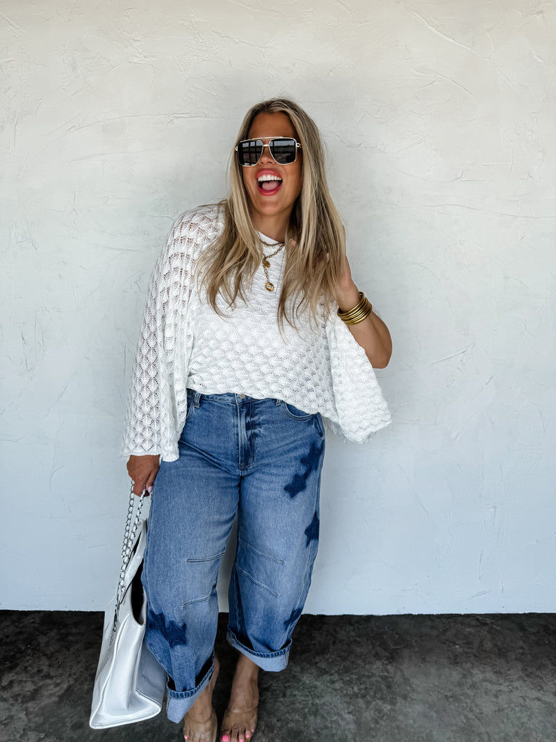 Hazel Blues® |  PREORDER- FREE SPIRIT BELL SLEEVE TOP