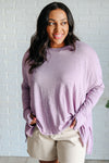 Hazel Blues® |  Face It Together Step Hem Pullover