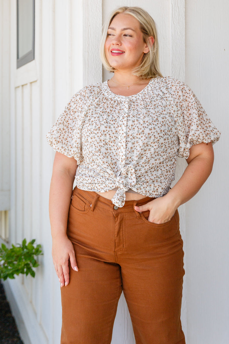 Hazel Blues® |  Fancy Me Floral Button Down