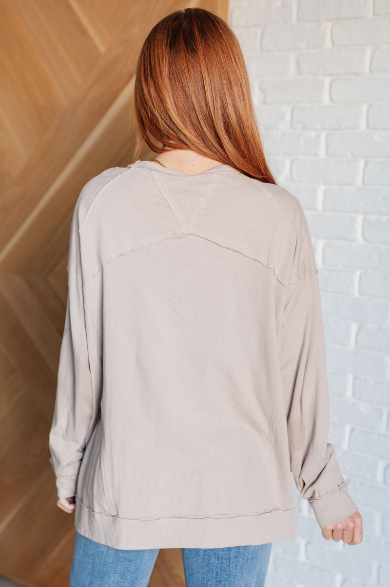 Hazel Blues® |  Feels Right Long Sleeve Top