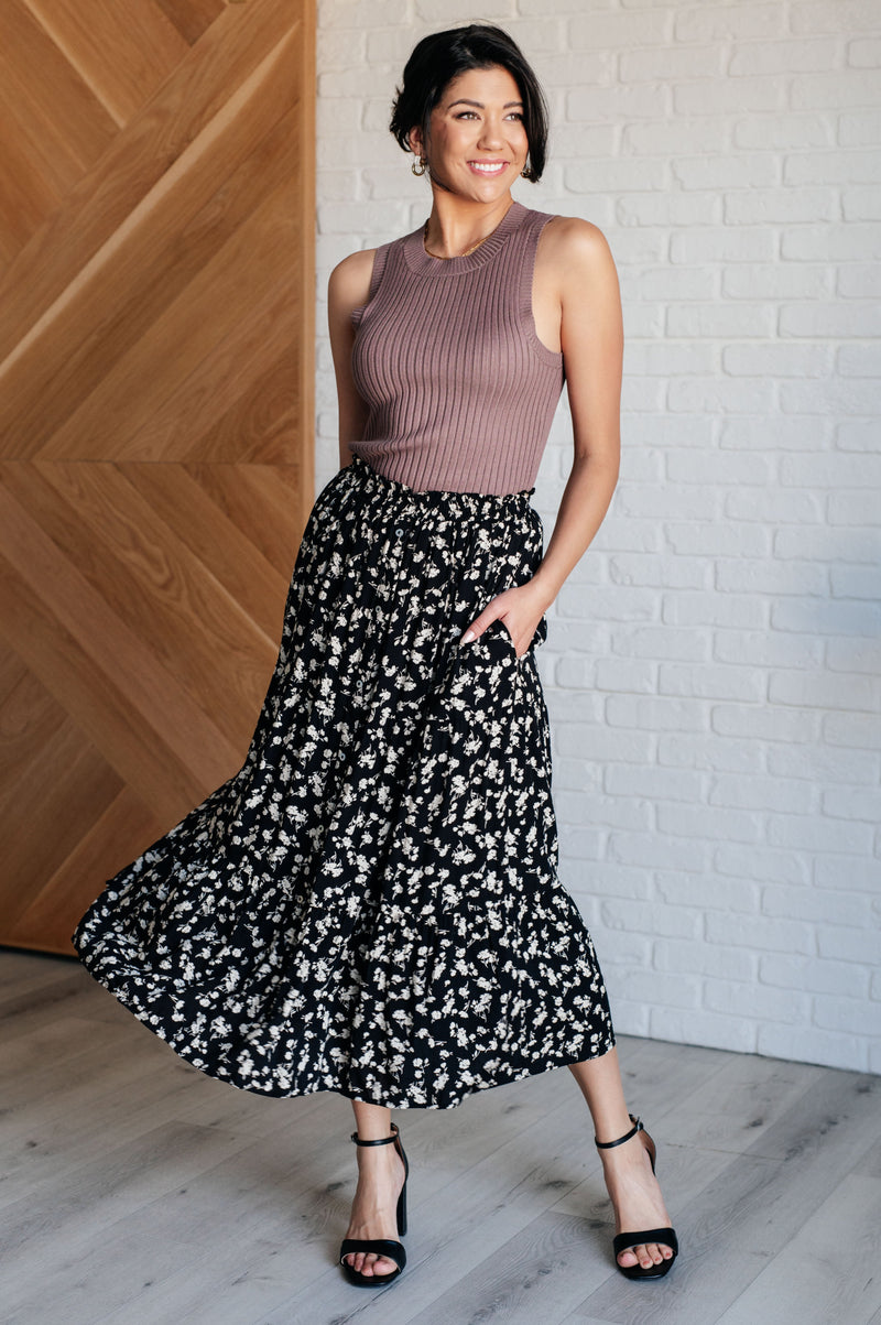 Hazel Blues® |  Fielding Flowers Floral Skirt