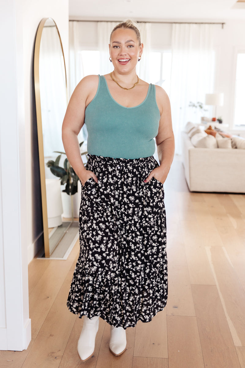Hazel Blues® |  Fielding Flowers Floral Skirt
