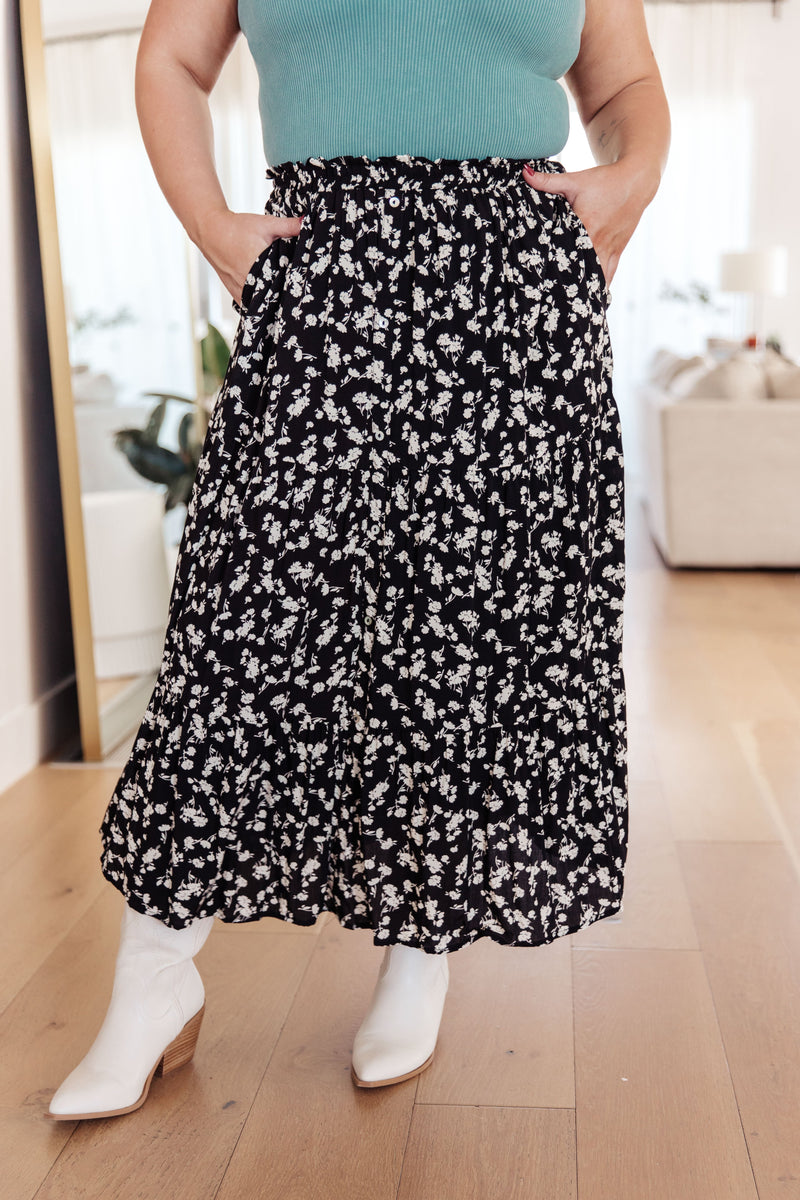 Hazel Blues® |  Fielding Flowers Floral Skirt