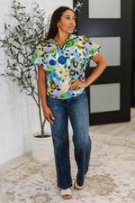 Hazel Blues® |  Fielding Questions Floral Top