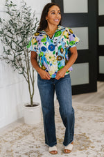 Hazel Blues® |  Fielding Questions Floral Top