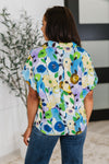 Hazel Blues® |  Fielding Questions Floral Top