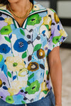 Hazel Blues® |  Fielding Questions Floral Top