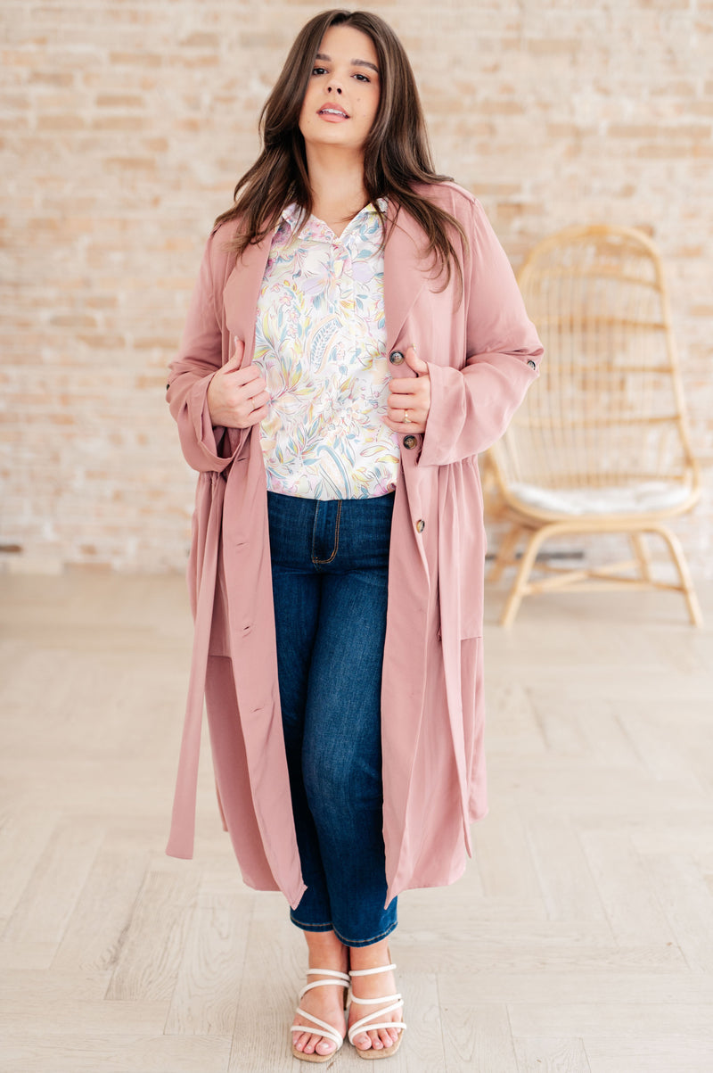 Hazel Blues® | First Day Of Spring Jacket in Dusty Mauve