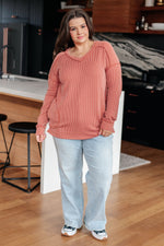 Hazel Blues® |  First and Foremost Rib Knit Top