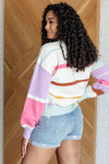 Hazel Blues® |  Flawless Features Striped Sweater