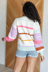 Hazel Blues® |  Flawless Features Striped Sweater