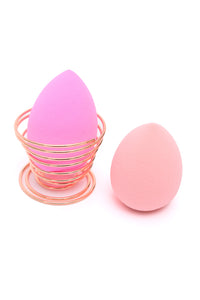 Hazel Blues® |  Flawless Finish Makeup Sponge Set in Pink