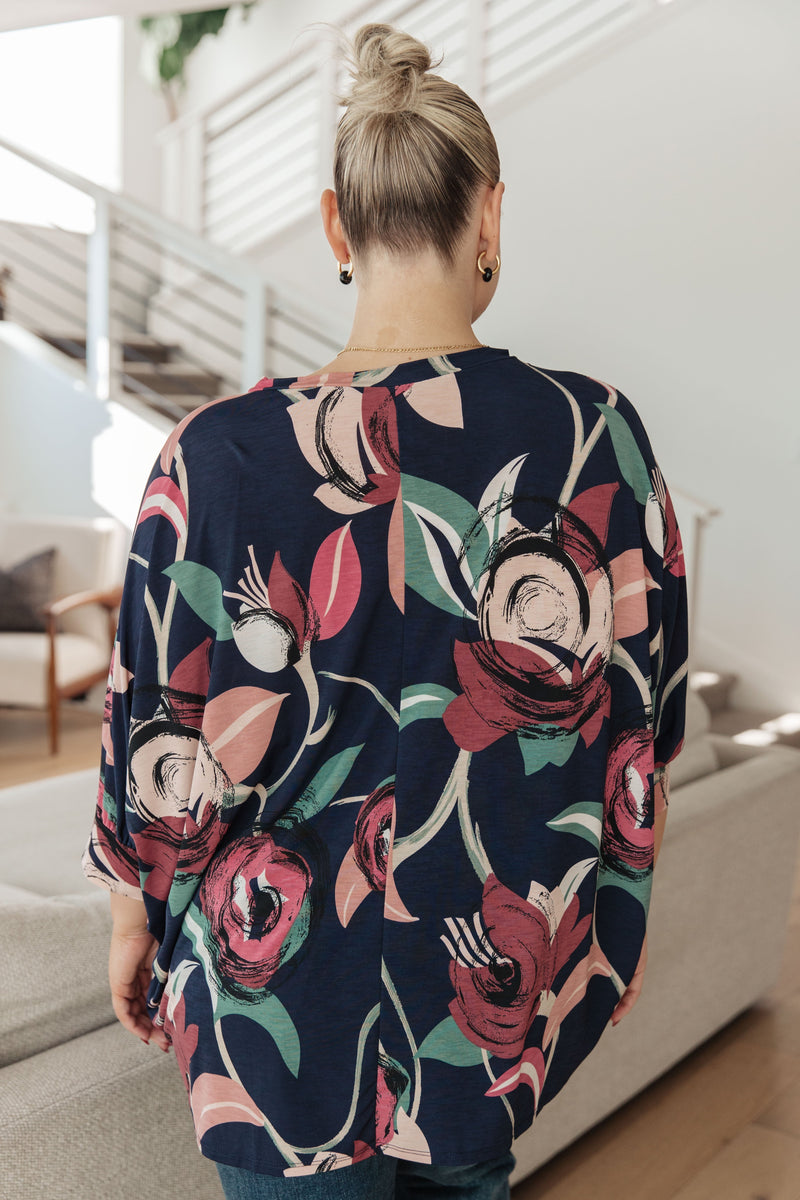 Hazel Blues® |  Float On Floral Top