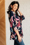 Hazel Blues® |  Float On Floral Top