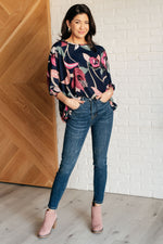 Hazel Blues® |  Float On Floral Top