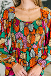 Hazel Blues® |  Floral Affairs Scoop Neck Dress