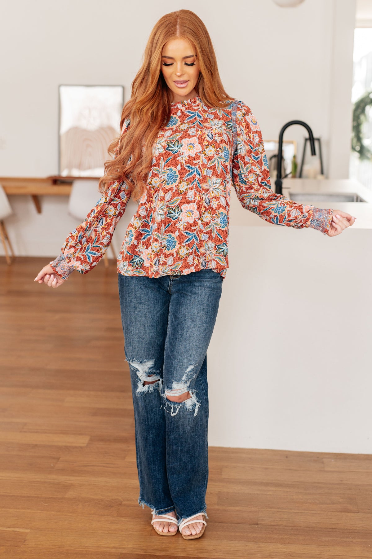 Hazel Blues® |  Floral Delight Blouse