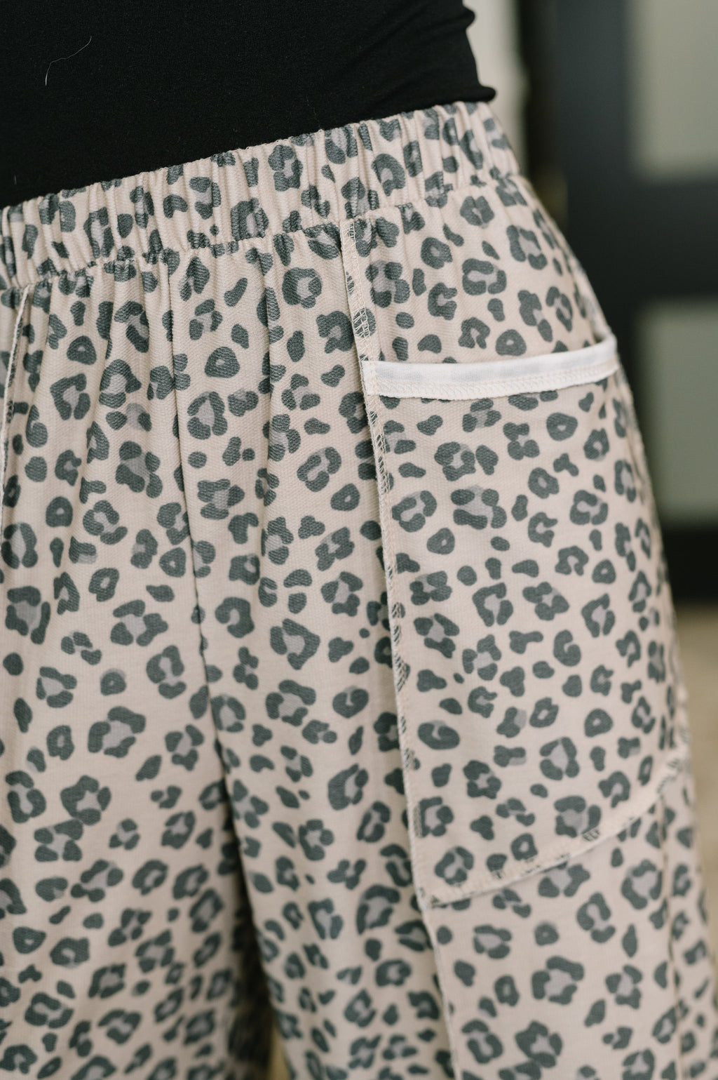 Follow the Flow Wide-Leg Leopard-Print Bottoms