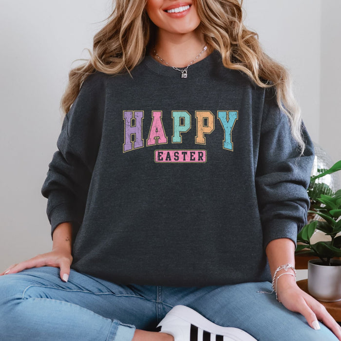 Hazel Blues® |  Happy Easter Graphic Sweatshirt