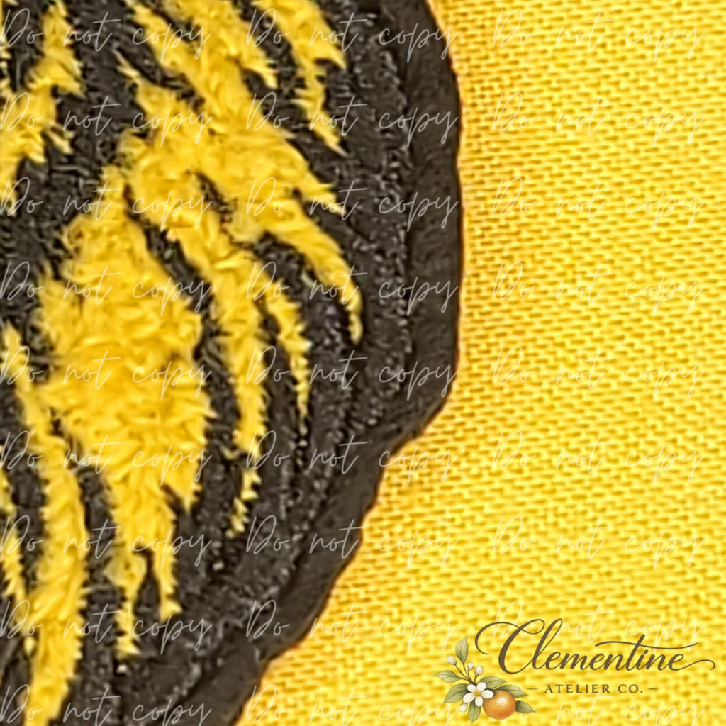 Lion Head Mascot | Small Iron-On Patch |  Hats, Clothing, Bags & More