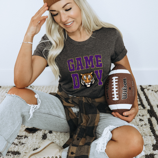 Hazel Blues® |  LSU Tiger Game Day Graphic Tee