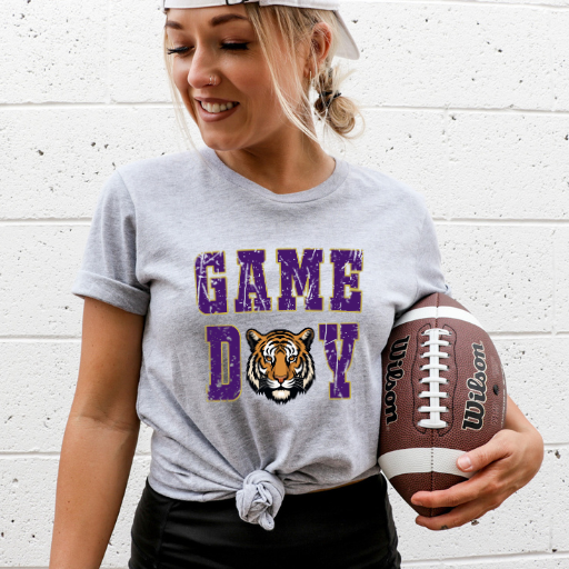 Hazel Blues® |  LSU Tiger Game Day Graphic Tee