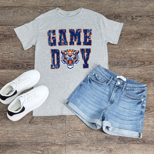 Hazel Blues® |  Auburn Tigers Distressed Graphic Tee