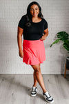 Hazel Blues® |  Game, Set and Match Tennis Skort in Flamingo Pink