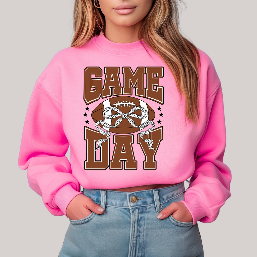 Hazel Blues® |  GamedayGirly in Pink Sweatshirt