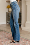 Hazel Blues® |  Genevieve Mid Rise Vintage Bootcut Jeans