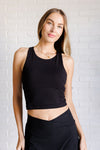 Hazel Blues® |  Get Moving Racer Back Crop Tank
