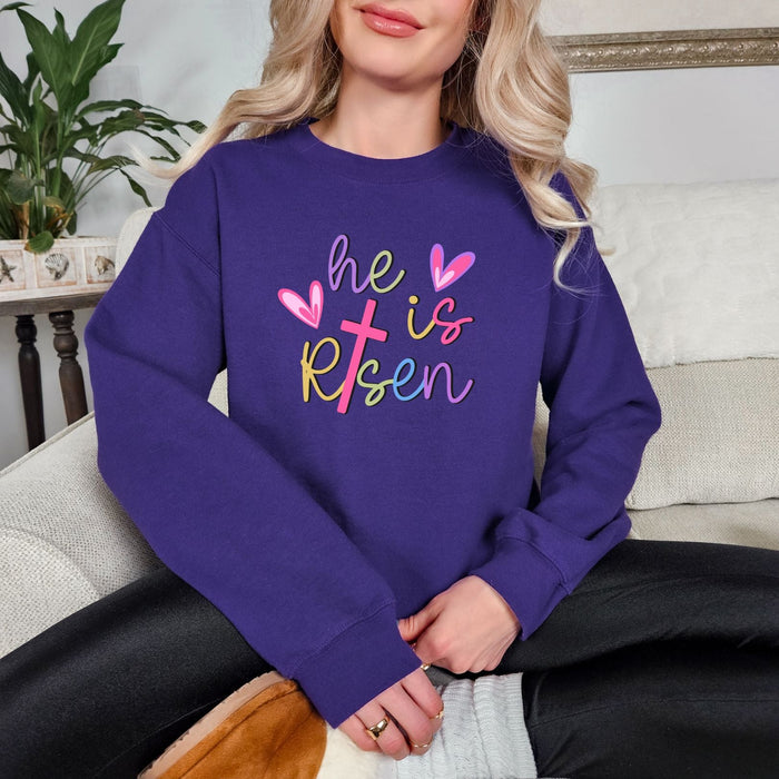 Hazel Blues® |  He Is Risen Graphic Sweatshirt