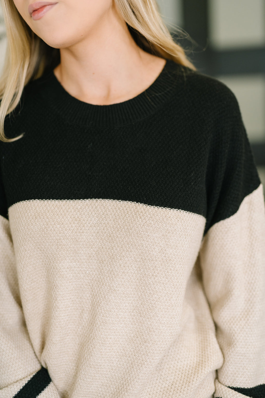 Hazel Blues® |  Girl of Your Dreams Textured Knit Pullover