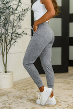 Hazel Blues® |  Giving the Run Around Joggers in Gray