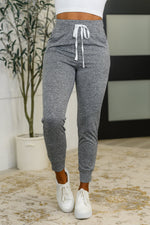 Hazel Blues® |  Giving the Run Around Joggers in Gray