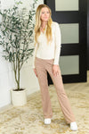 Hazel Blues® |  Go Time High Waist Bottoms in Mocha