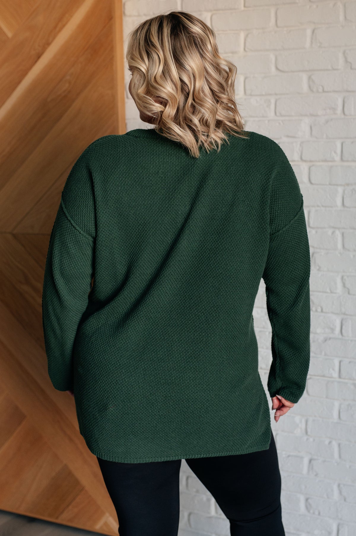 Hazel Blues® |  Good Afternoon Henley Sweater