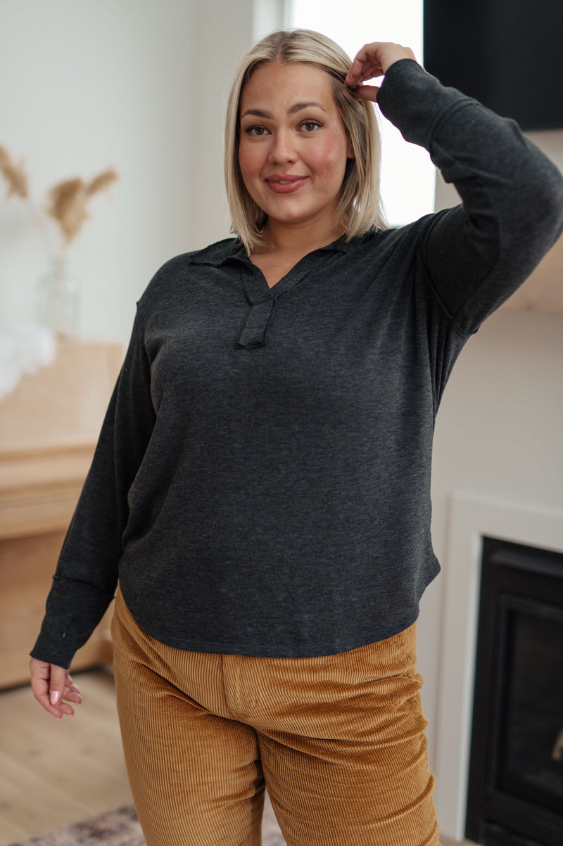Hazel Blues® |  Good Luck Charm Long Sleeve Top