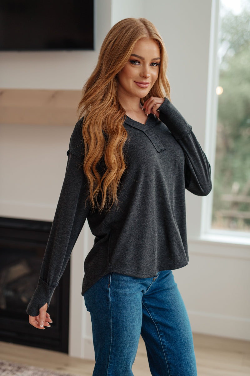 Hazel Blues® |  Good Luck Charm Long Sleeve Top