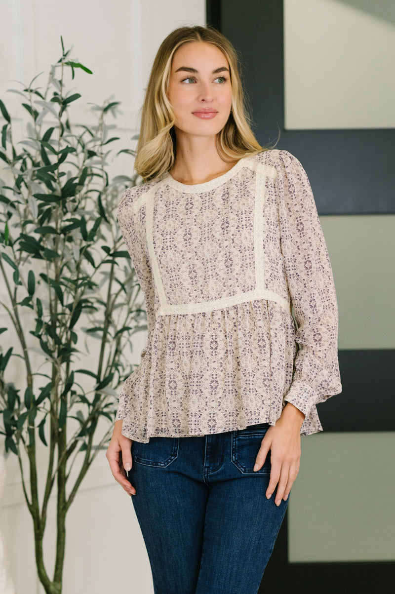 Gorgeous Girl Floral Peplum Blouse – Hazel Blues®